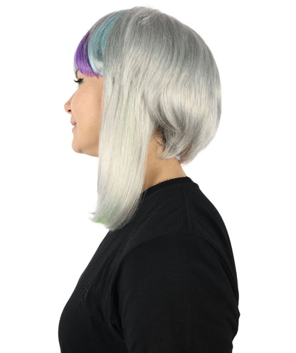 Wigs2you H-6880 大人女性 WACCA リリー ミディアム アニメ ウェーブ マルチウィッグ 前髪付き コスプレ ハロウィンコスチューム プレミアム通気性キャップレスキャップ 難燃性合成繊維ヘア