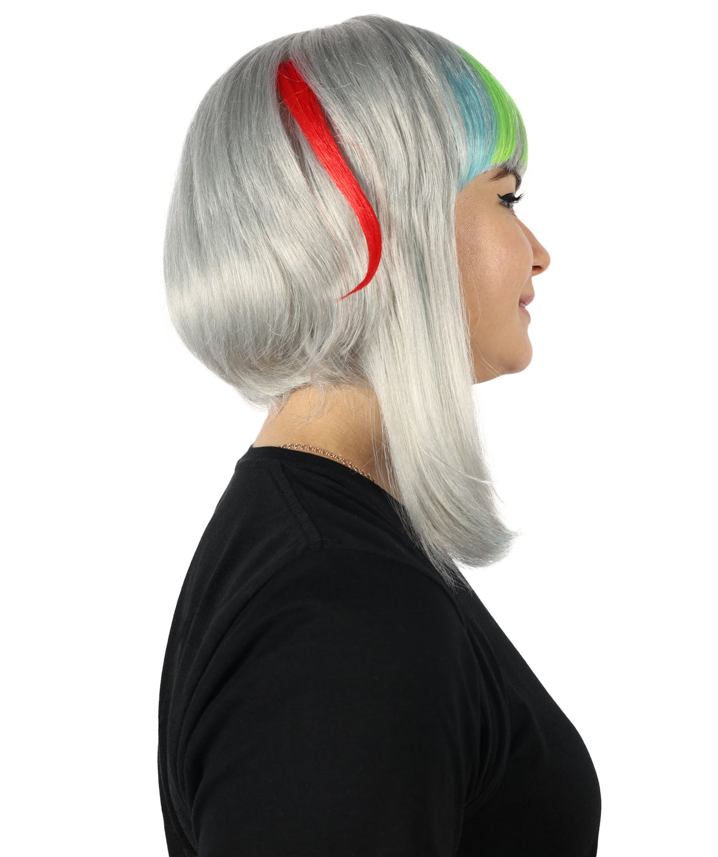 Wigs2you H-6880 大人女性 WACCA リリー ミディアム アニメ ウェーブ マルチウィッグ 前髪付き コスプレ ハロウィンコスチューム プレミアム通気性キャップレスキャップ 難燃性合成繊維ヘア