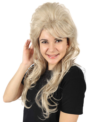 Wigs2you H-6883 大人女性用 60年代ビューティークイーンウィッグ | ハロウィンコスプレやパーティーに最適なレトロヴィンテージコスチュームウィッグ | クラシックなビーハイブスタイル | 快適な通気性キャップ | 1960年代をテーマにしたイベントに最適