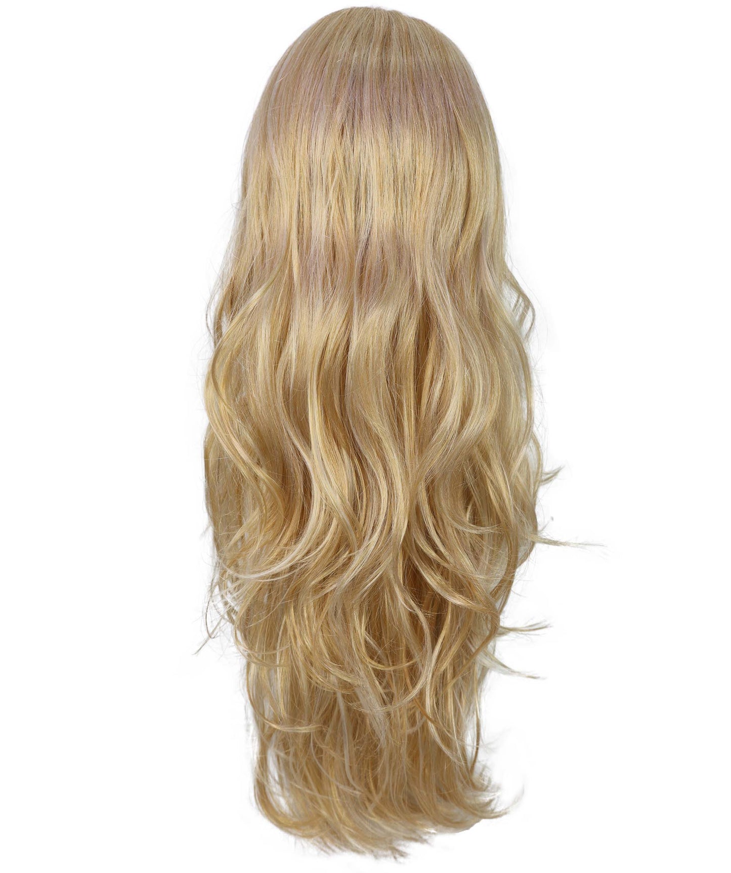 Wigs2you H-6891 大人女性用ウィッグ ウェーブ ホット ハニーブロンド - 70年代のディスコ、レトロコスチューム、ハロウィン、コスプレ、テーマイベントに最適。通気性と快適なキャップデザイン。