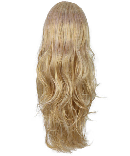 Wigs2you H-6891 大人女性用ウィッグ ウェーブ ホット ハニーブロンド - 70年代のディスコ、レトロコスチューム、ハロウィン、コスプレ、テーマイベントに最適。通気性と快適なキャップデザイン。