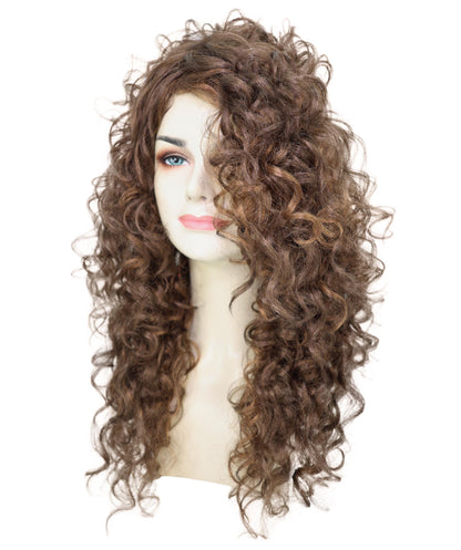 Wigs2you H-6894 大人女性用マライア 23インチ ロング ボリュームのあるロング マホガニーブラウン カーリーウィッグ | ハロウィン・コスプレウィッグ | 難燃性合成繊維