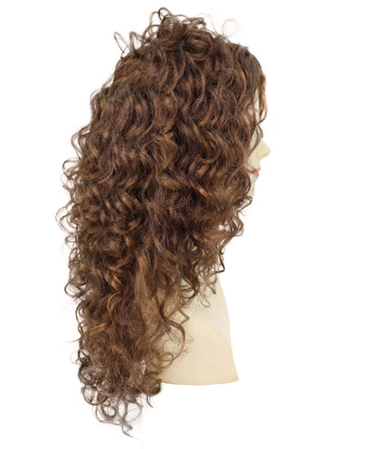 Wigs2you H-6894 大人女性用マライア 23インチ ロング ボリュームのあるロング マホガニーブラウン カーリーウィッグ | ハロウィン・コスプレウィッグ | 難燃性合成繊維