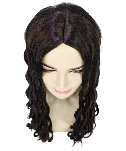 Wigs2you H-6895 大人女性用アラニス・セレブ風23インチロングダークブラウンウェーブウィッグ｜ハロウィン・コスプレウィッグ｜難燃性合成繊維