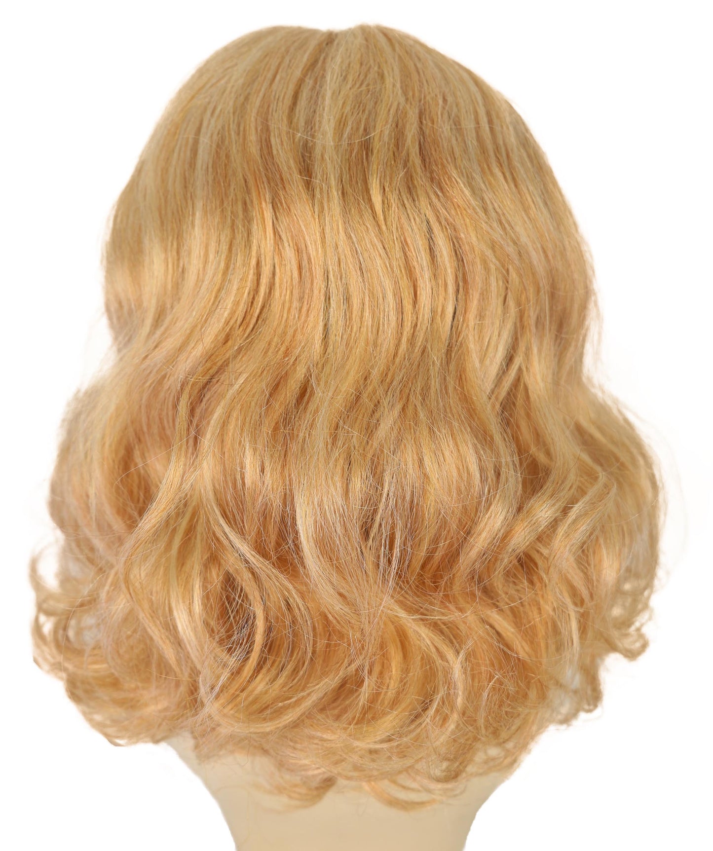 Wigs2you H-6896 大人女性用 カイリーブロンド ミディアム丈 ウェーブウィッグ ハロウィン・コスプレウィッグ 難燃性合成繊維