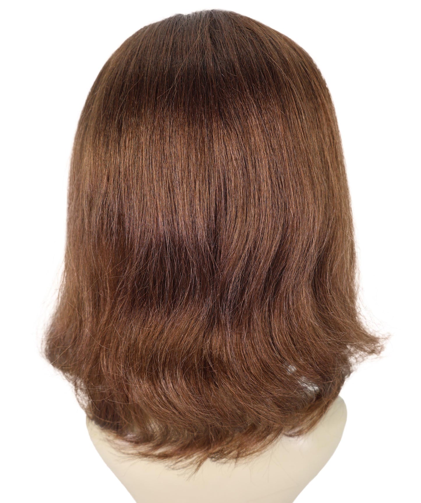Wigs2you H-6897 大人女性用 ミディアムレングス ストレート ブラウン ウィッグ（前髪付き）｜医療用フルウィッグ｜難燃性合成繊維