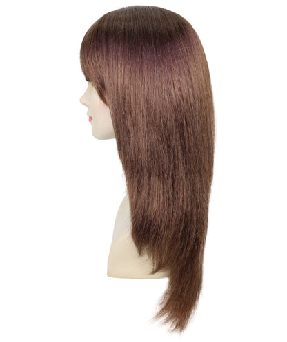 Wigs2you H-6900 大人用 Genki Fashion 18インチ ブラウン スイートスタイル ロングウィッグ（前髪付き）| 普段使いにもコスプレにも| 難燃性合成繊維