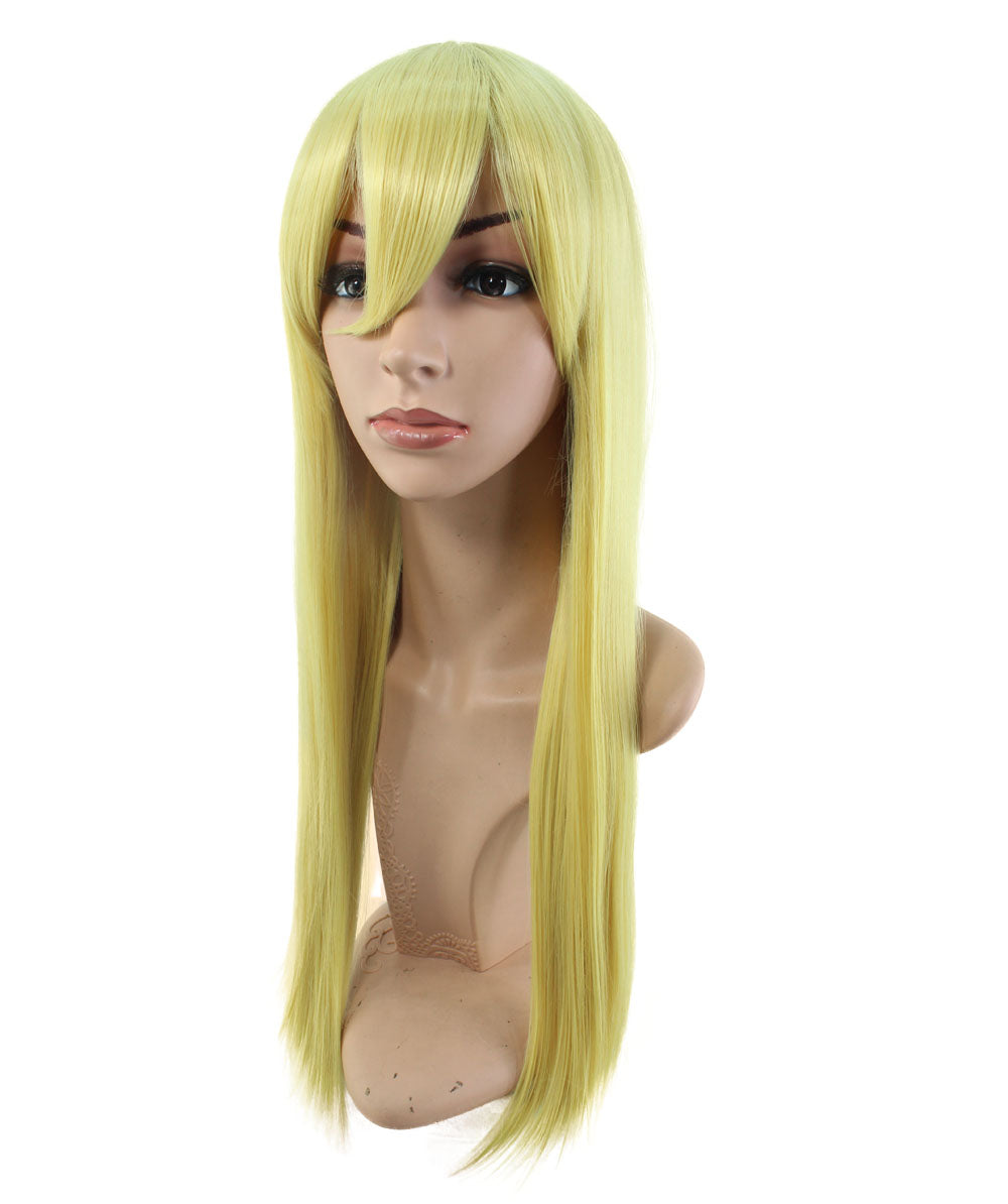レディースファッション C-016 ロングストレート C-シアン コスプレ ヒートスタイルウィッグ