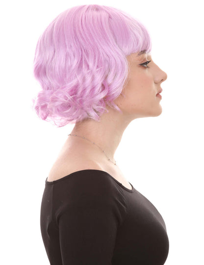 Wigs2you ハロウィン パーティー プレミアム レディース H-1356 着けやすい 快適なフィット感 カーニバル Lt パープル ウェーブのかつら