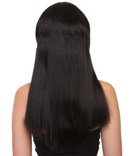 Wigs2you ハロウィンパーティープレミアムレディース H-1818 華やかに見えるエルヴィラ ブラックヴァンパイアウィッグ