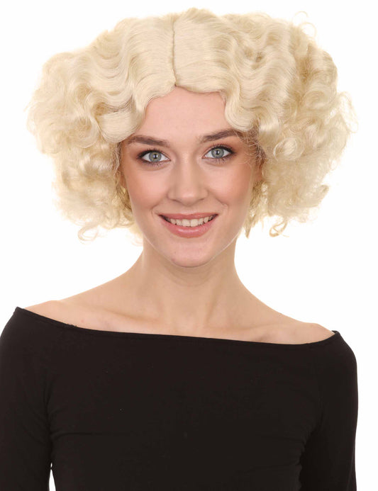 女優セクシーな女性かつら 歴史的人物コスプレ・ハロウィンかつら 割増空気を通すCaplessなキャップH-310。