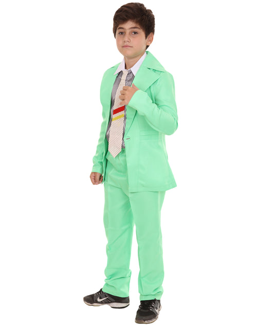 シンガー ボウイ JCP-028_2(Kids) コスプレコスチューム（子供用） ライトグリーン