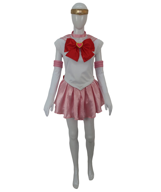 大人の女性用 JCA-045 セーラームーン ピンク レッド ホワイト コスプレ衣装