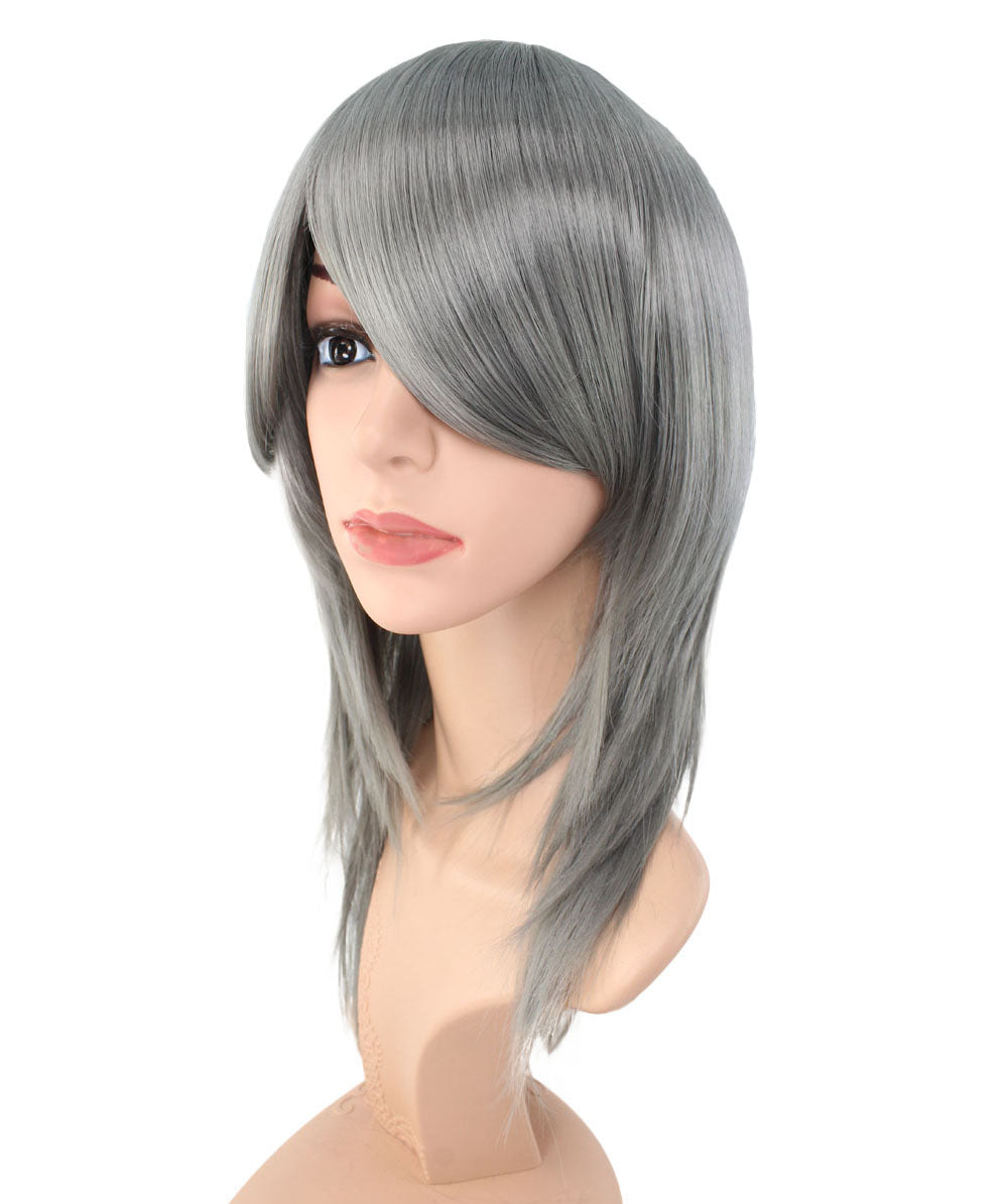 レディースファッション C-071 ロングストレート C-ワインレッド コスプレヒートスタイラブルウィッグ