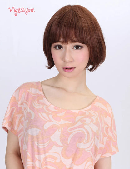 Wigs2you HH-164 医療用ウィッグ/簡単装着/医療用/フルウィッグ/人毛100%/ショート/ストレート/高品質/ナチュラル/ウィッグ/人毛ウィッグ/ウィッグ専門店/女装/ウェディング/ウィッグ