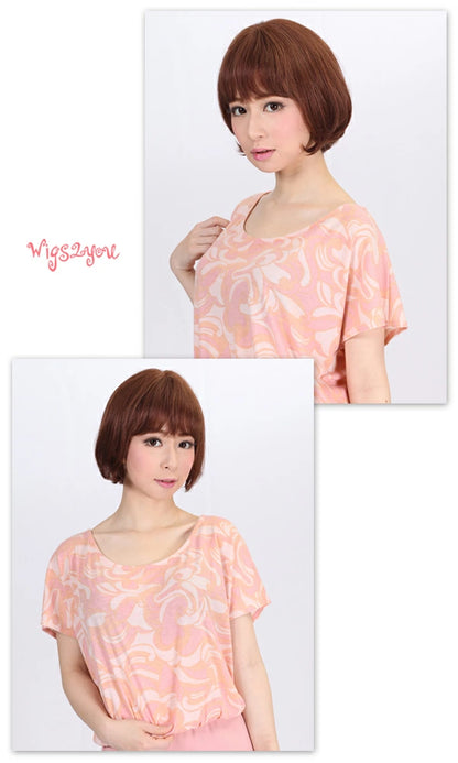 Wigs2you HH-164 医療用ウィッグ/簡単装着/医療用/フルウィッグ/人毛100%/ショート/ストレート/高品質/ナチュラル/ウィッグ/人毛ウィッグ/ウィッグ専門店/女装/ウェディング/ウィッグ