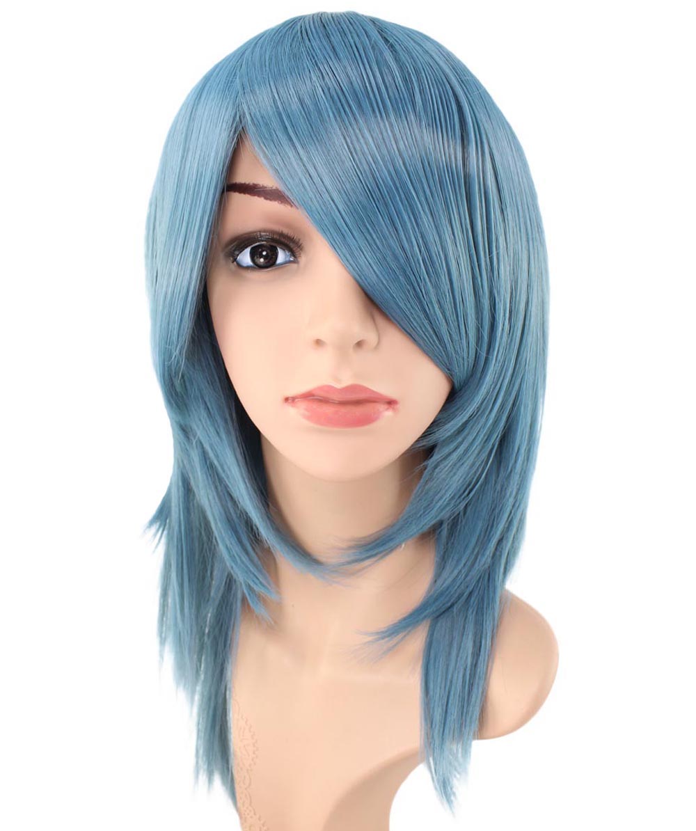 レディースファッション C-071 ロングストレート C-ワインレッド コスプレヒートスタイラブルウィッグ