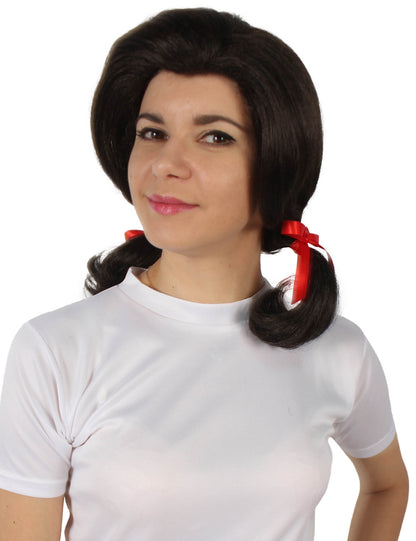 Wigs2you ハロウィンパーティープレミアムレディース メアリー・アン・サマーズ ブラウンウィッグ H-5705