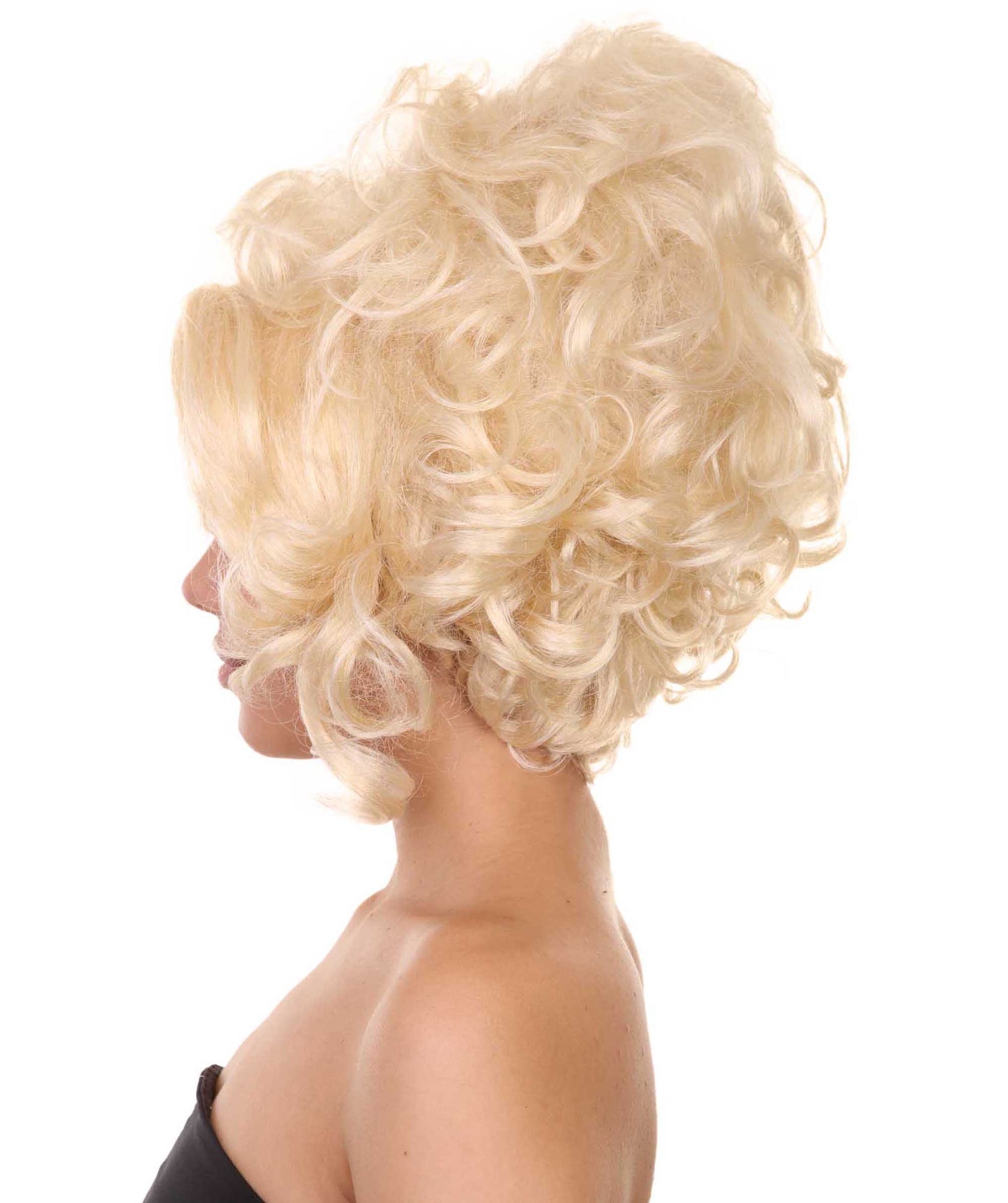 プレミアムハロウィンパーティー 女性 H-5387 ミディアムレングス ハロウィン バロック ルネサンスレディ ドラッグウィッグ ブロンド