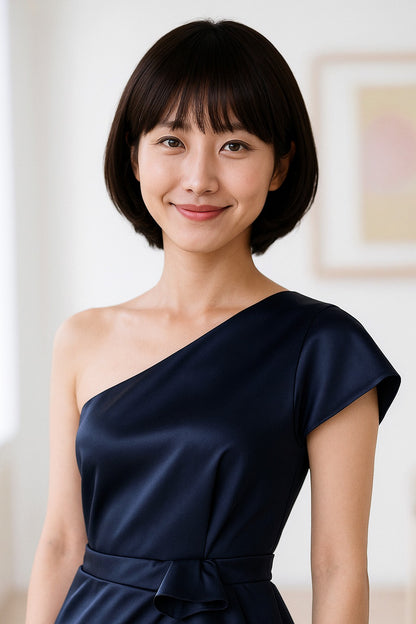 耐熱商品 | 毛先がちょっぴり内巻き | 可愛いショートスタイルです | 元気な印象にしてくれます W-1032