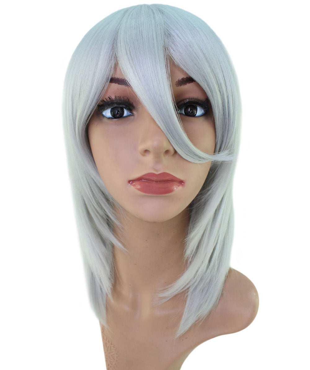 レディースファッション C-057 ミディアム C-ライトバイオレット コスプレヒートスタイラブルウィッグ