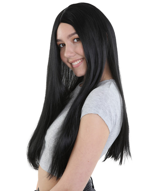 Wigs2you ハロウィンパーティープレミアム H-867 悪の花嫁 II 女性ウィッグ ブラックカラー