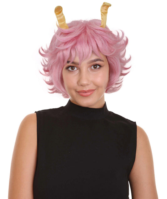 女性用 H-5995 アニメ 陽気な女の子の主人公 コスプレウィッグ ハロウィンやコスプレに最適 難燃性合成繊維