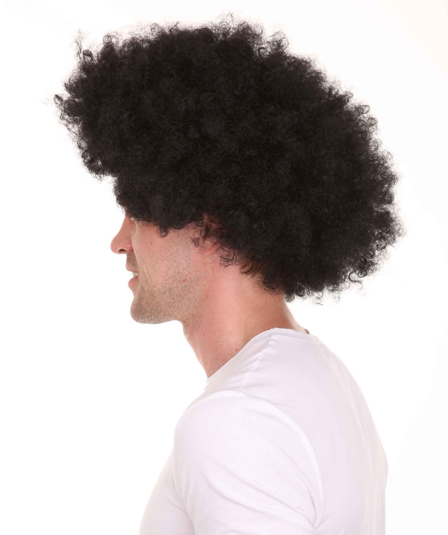 Wigs2you ハロウィンパーティープレミアム メンズ H-601 スーパーアフロウィッグ ブラック
