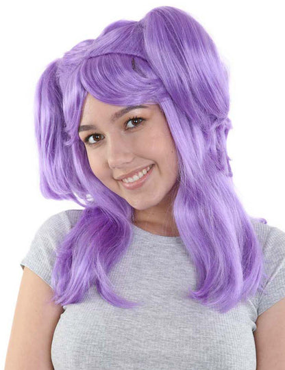 Wigs2you ハロウィンパーティー プレミアム レディース H-786 バナナエンジェルウィッグ ライラック色