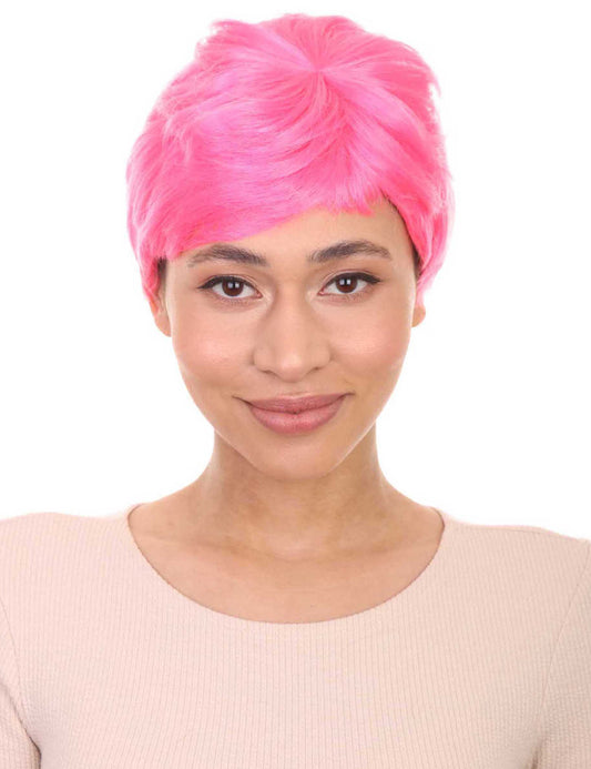 Wigs2you ハロウィンパーティープレミアム レディース H-593 コウノトリウィッグ ネオンピンク
