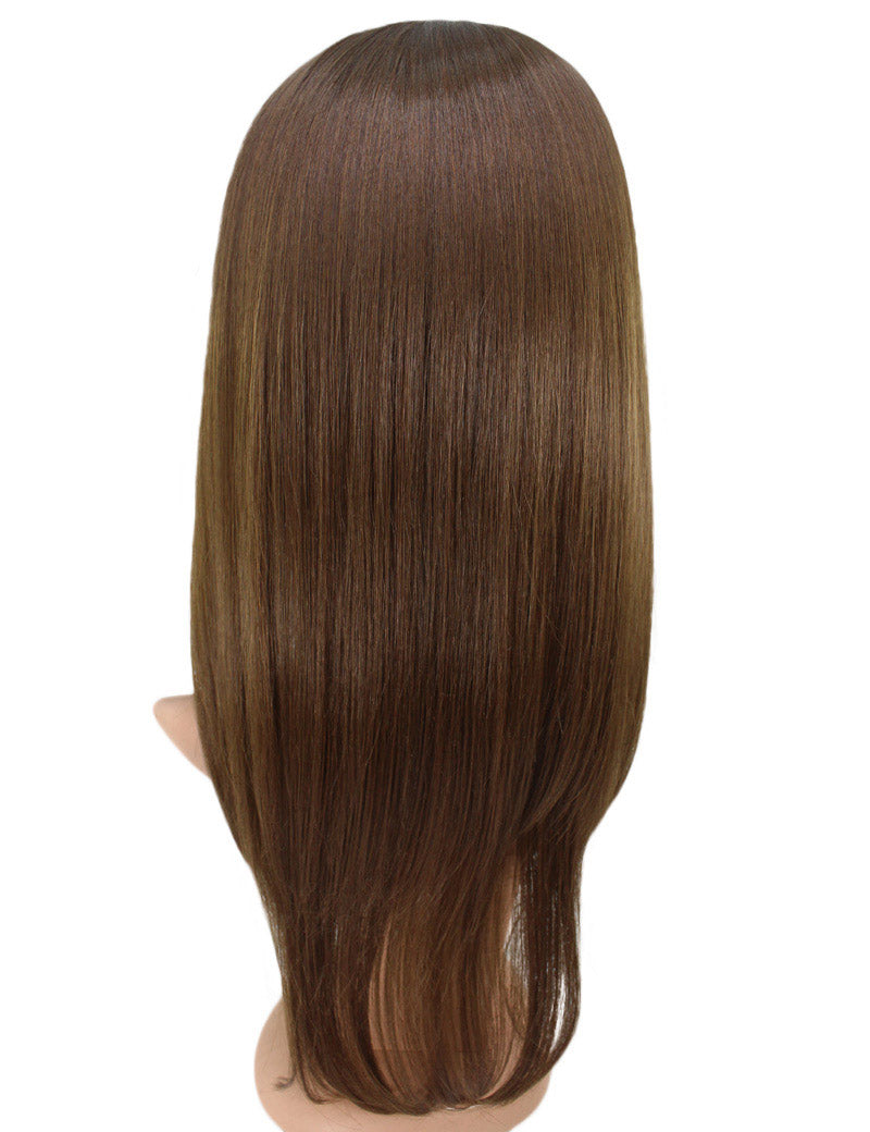 定番の人気商品です！ストレートロングスタイル  ウィッグ1つで簡単にサラサラヘアーに！ ウィッグネット付き W-407