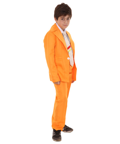 シンガー ボウイ JCP-028_3(Kids) コスプレコスチューム（子供用） オレンジ