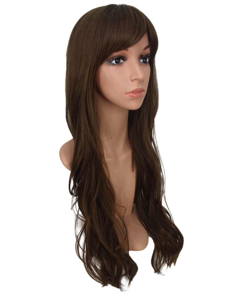 耐熱商品 ロングウィッグ ナチュラルウェーブで女の子らしいスタイルに 74cmで超ロング！ ウィッグネット付き W-519