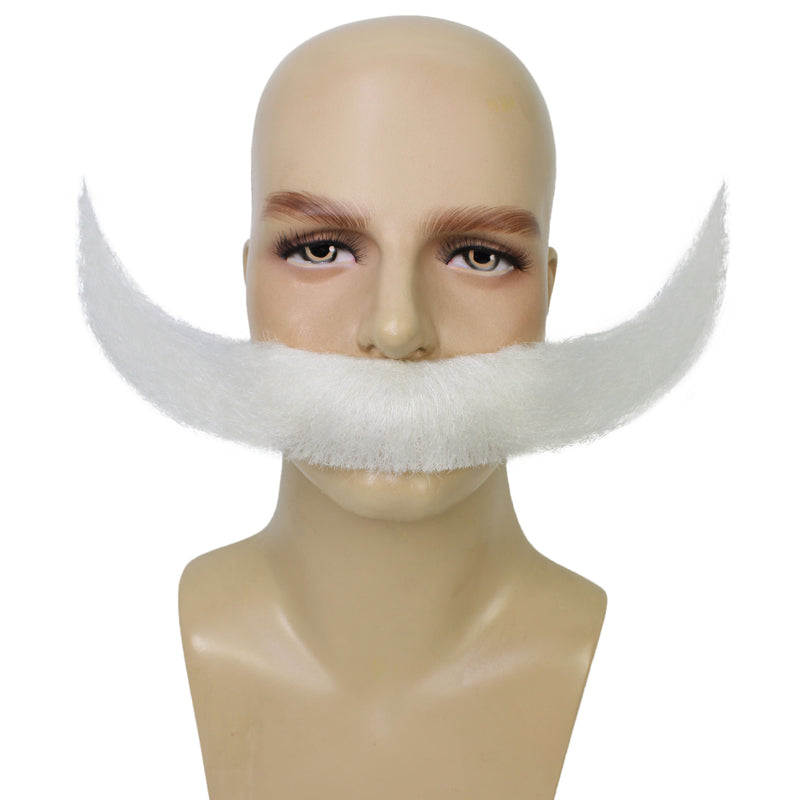 Wigs2you MU-033 大人用 メンズ 三日月型 アニメ風 海賊風 白ひげ | ノベルティ つけひげ | 大人用コスチュームアクセサリー