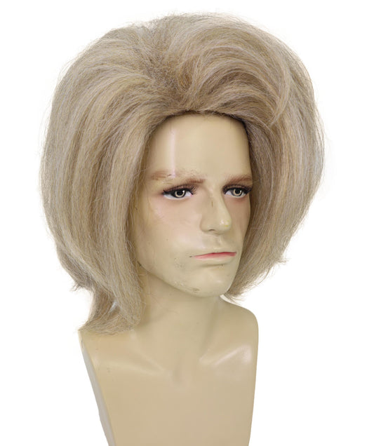 Wigs2you H-7026 大人用メンズ ブロンド スパイキーウィッグ | 大胆な格闘技風ヘアスタイル | 難燃性合成繊維