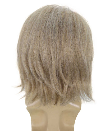 Wigs2you H-7026 大人用メンズ ブロンド スパイキーウィッグ | 大胆な格闘技風ヘアスタイル | 難燃性合成繊維