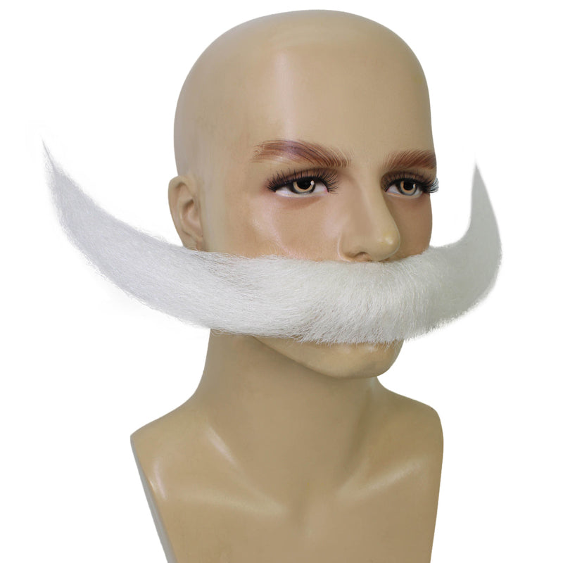 Wigs2you MU-033 大人用 メンズ 三日月型 アニメ風 海賊風 白ひげ | ノベルティ つけひげ | 大人用コスチュームアクセサリー