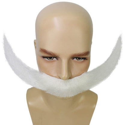 Wigs2you MU-033 大人用 メンズ 三日月型 アニメ風 海賊風 白ひげ | ノベルティ つけひげ | 大人用コスチュームアクセサリー