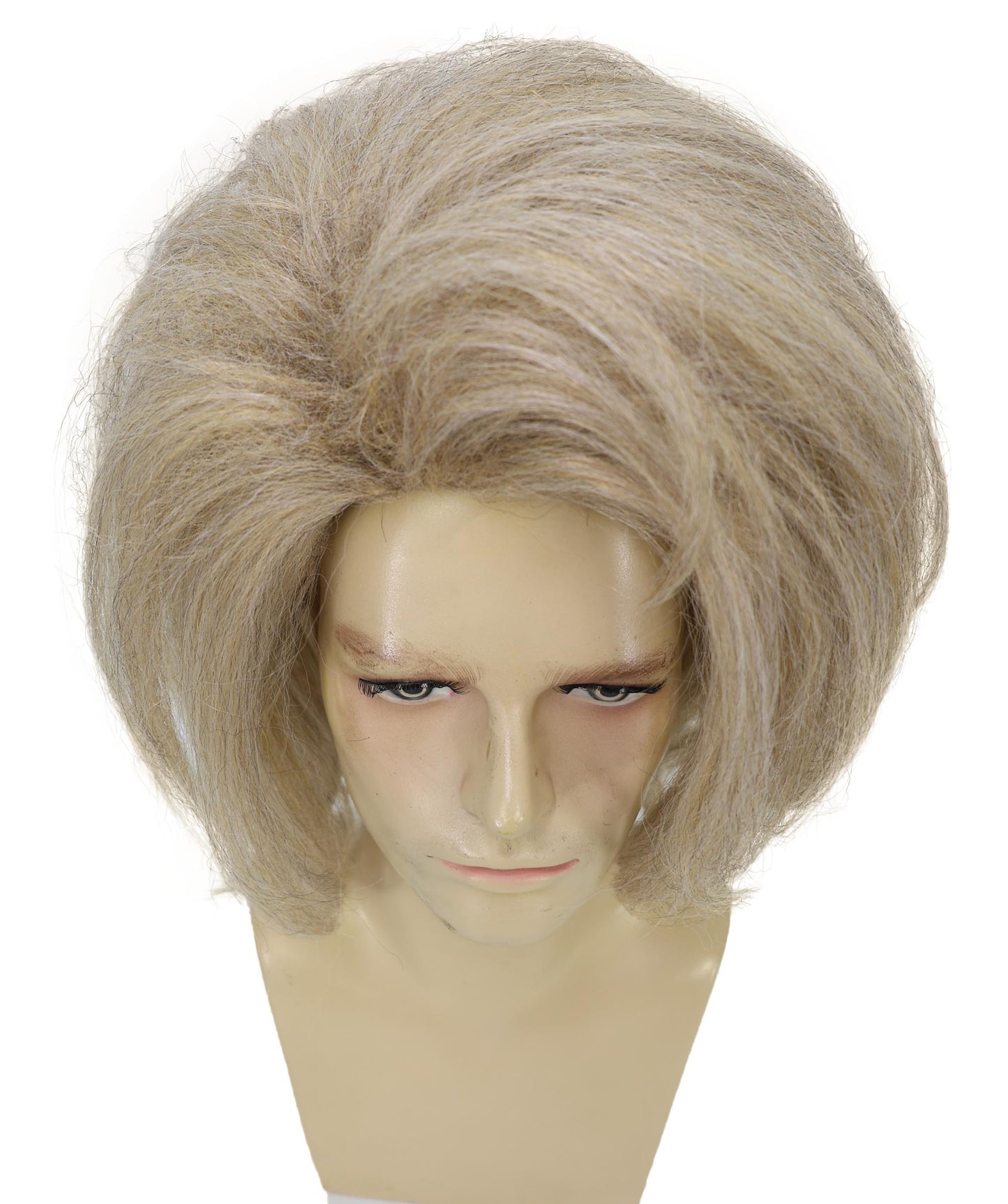 Wigs2you H-7026 大人用メンズ ブロンド スパイキーウィッグ | 大胆な格闘技風ヘアスタイル | 難燃性合成繊維