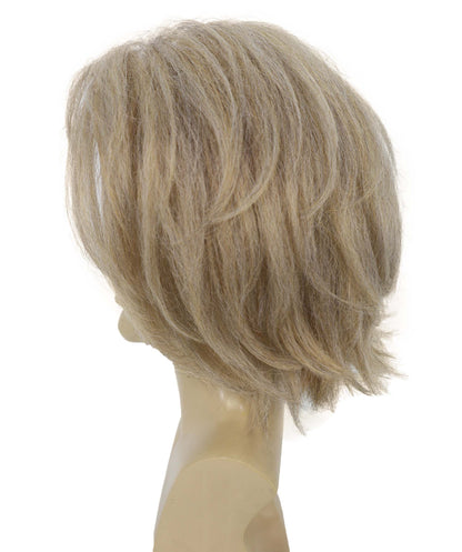 Wigs2you H-7026 大人用メンズ ブロンド スパイキーウィッグ | 大胆な格闘技風ヘアスタイル | 難燃性合成繊維