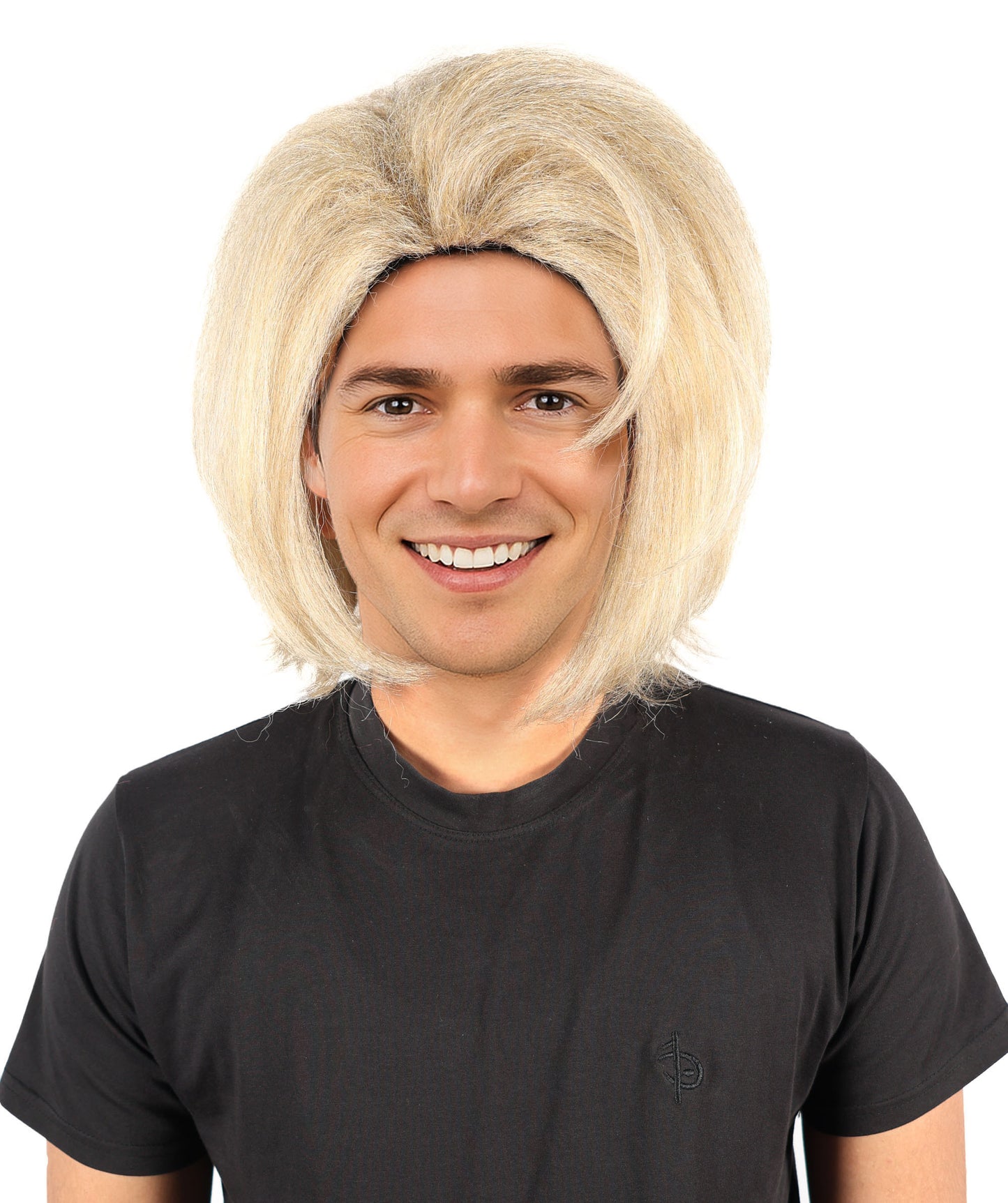 Wigs2you H-7026 大人用メンズ ブロンド スパイキーウィッグ | 大胆な格闘技風ヘアスタイル | 難燃性合成繊維