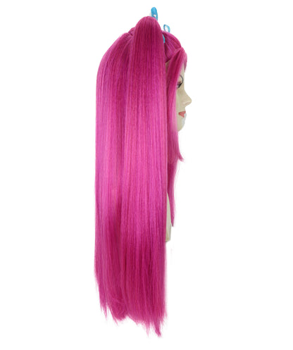 Wigs2you H-6942-PK 大人用 レディース K-pop デーモンハンター ウィッグ ロング ストレート マルチカラー ウィッグ | ハロウィンウィッグ | 未来的なポップスター戦士風