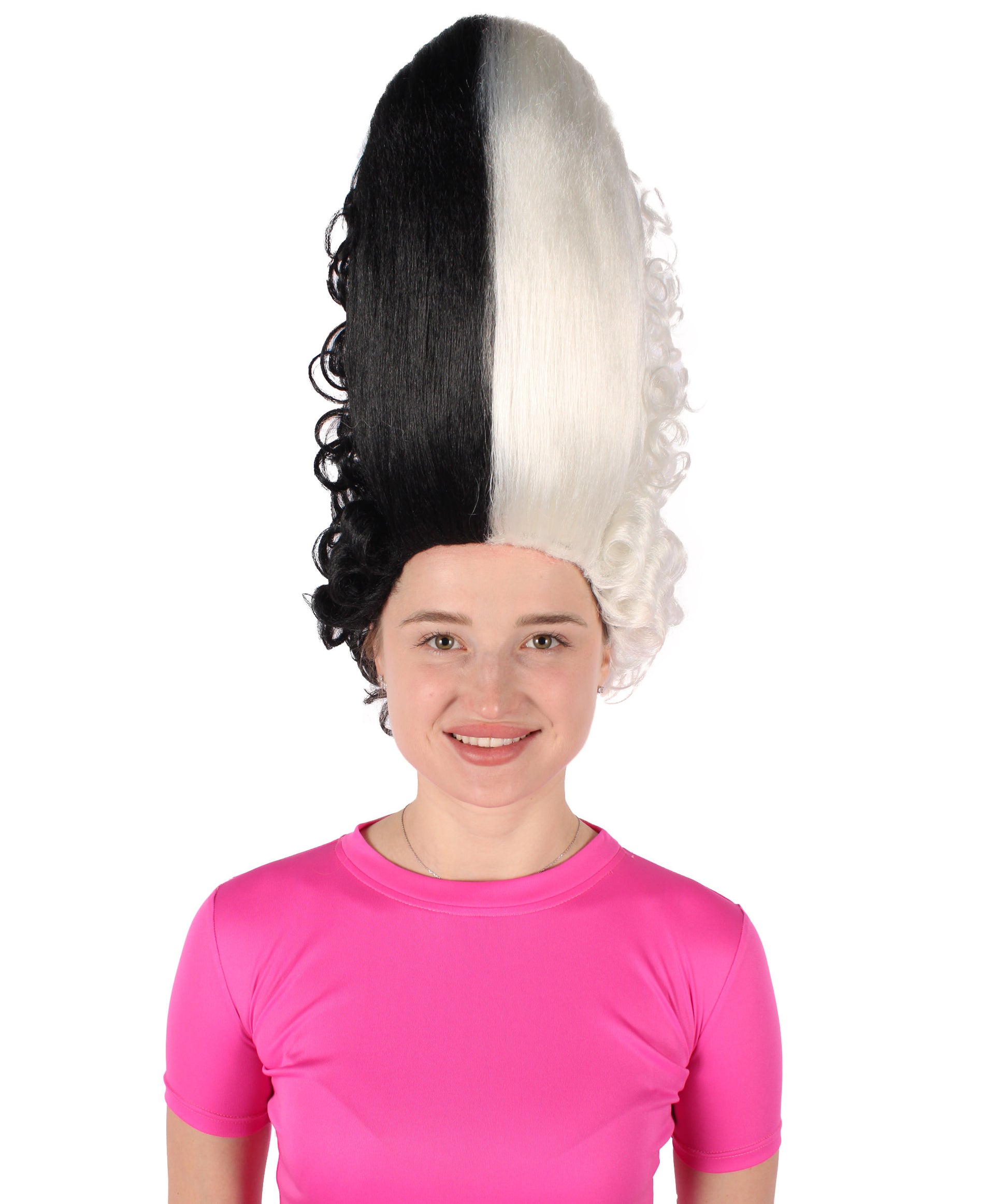 大人用ロココ王族の歴史的時代 17 世紀 18 世紀 アップヘアウィッグ H-6323 複数色 難燃性合成繊維