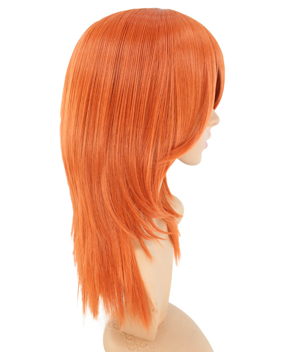 レディースファッション C-071 ロングストレート C-ワインレッド コスプレヒートスタイラブルウィッグ