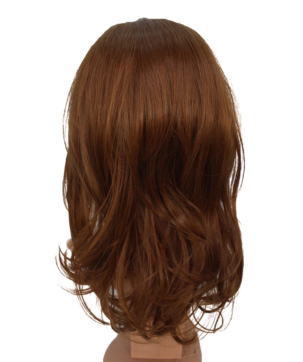 エアリーカールが可愛い！ふわふわヘアで柔らかな女の子に  耐熱です ウィッグネット付き W-537