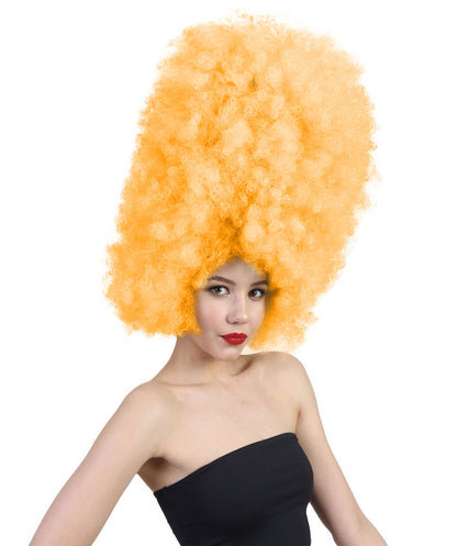 Wigs2youハロウィンパーティープレミアムレディースH-1997 美しい見た目のスーパーサイズジャンボオレンジアフロウィッグ