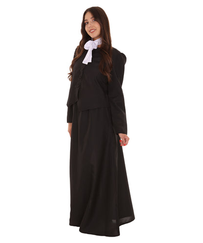 大人の女性用 JCO-347 歴史コスチューム ブラック コスプレコスチューム