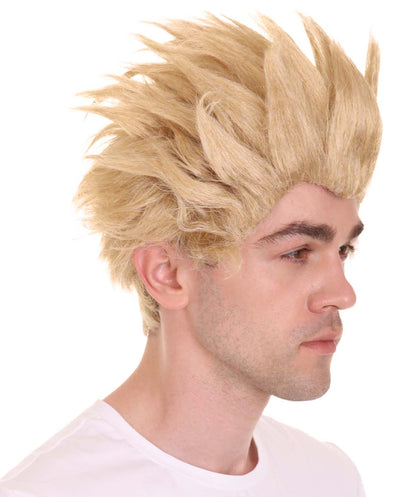 ハロウィンパーティープレミアムメンズ H-4838 「シュガーラッシュ：オンライン」ラルフ ゴールドウィッグ
