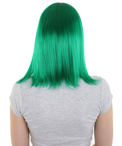 Wigs2you ハロウィンパーティープレミアム H-896 スワンプクイーンウィッグ ダークグリーン色