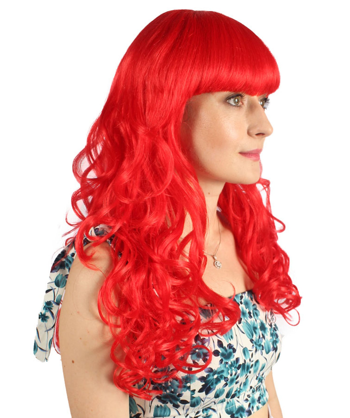 Wigs2you ハロウィンパーティープレミアム H-810 バットマン 女性ジョーカーウィッグ レッドカラー